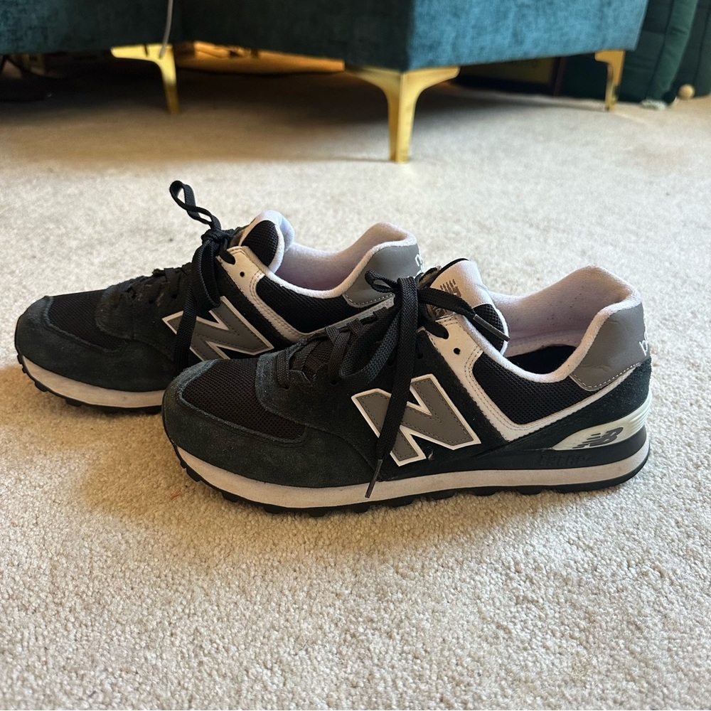 New Balance Black and White Sneakers